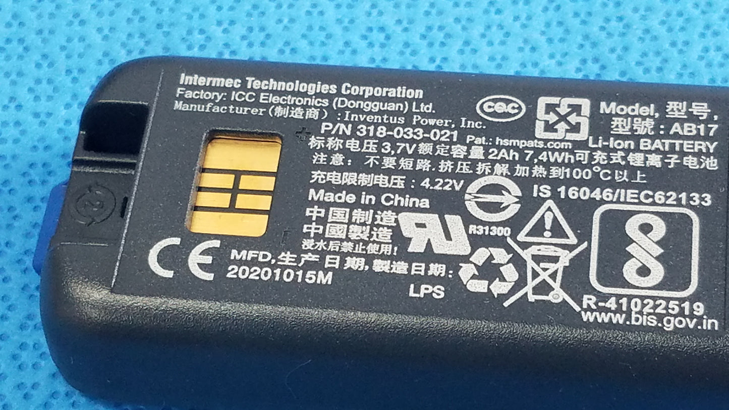 Intermec CK3X Handheld Wireless Barcode Scanner