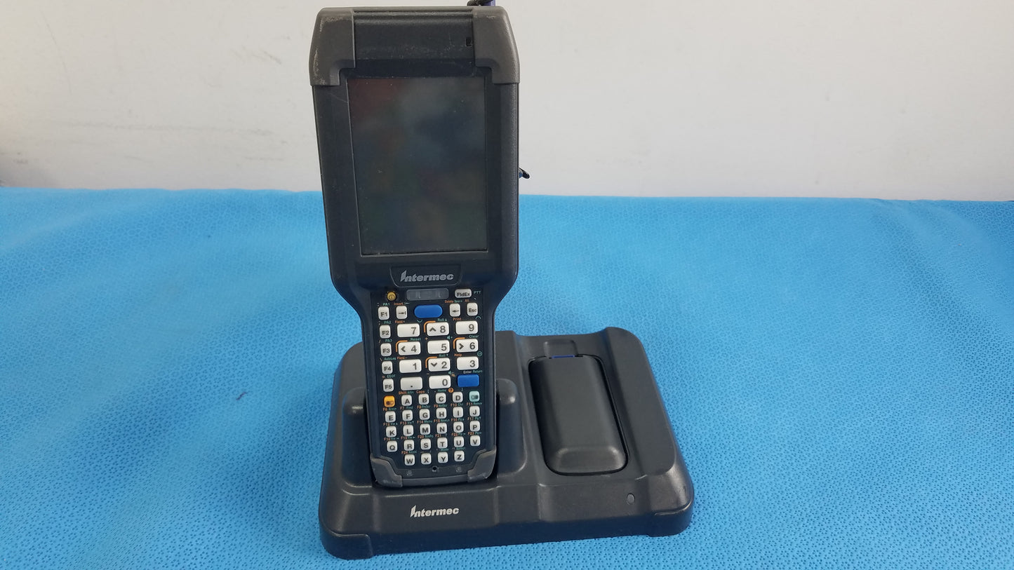 Intermec CK3X Wireless Barcode Scanner With AD20 Charging Base