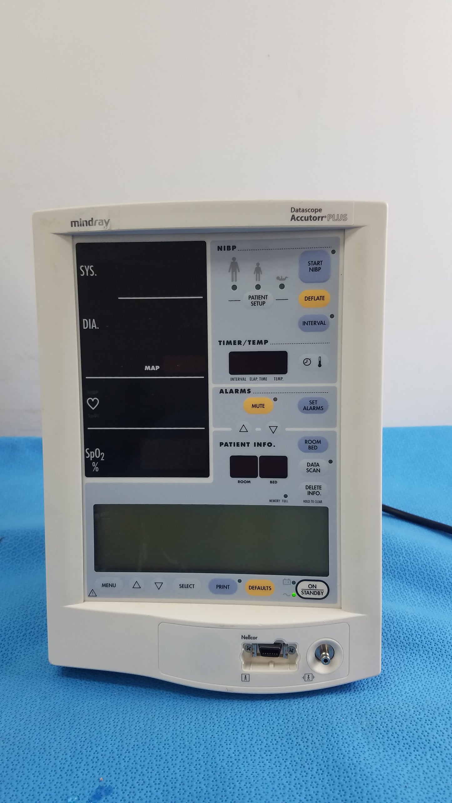 Mindray Datascope Accutorr Plus Vital Signs Monitor