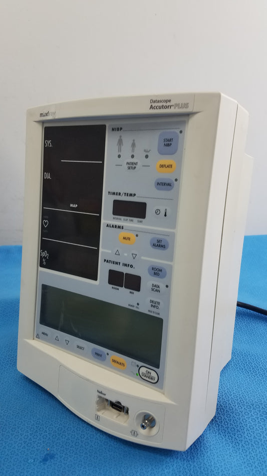 Mindray Datascope Accutorr Plus Vital Signs Monitor