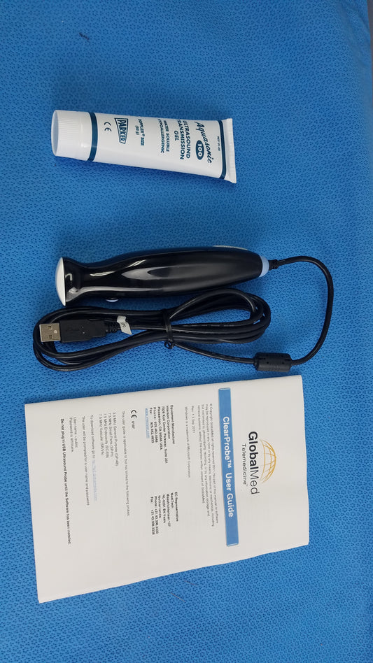 GlobalMed ClearProbe Ultrasound Probe USB With Case