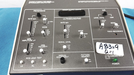 GE 325 Corometrics Maternal/Fetal Simulator 14203A