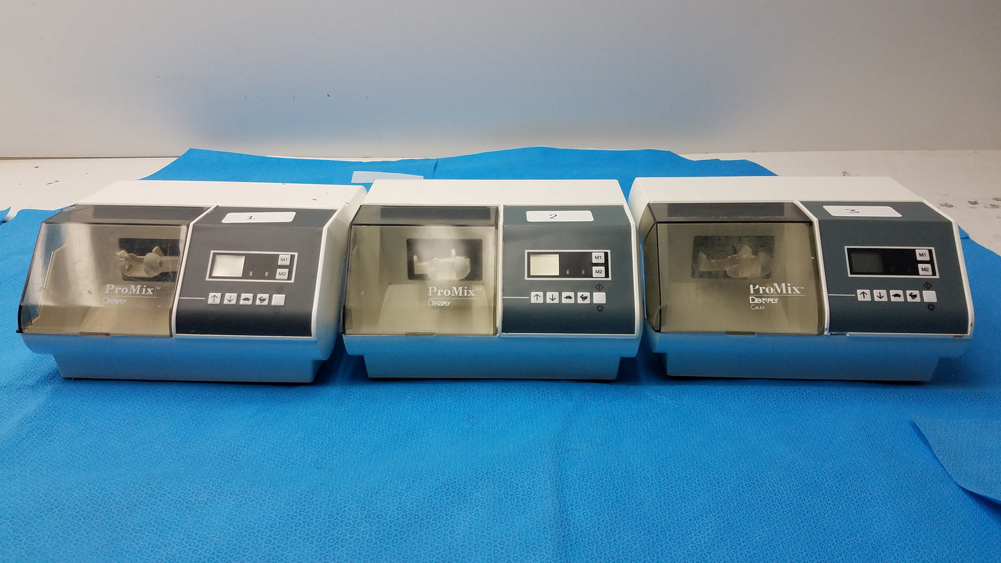Lot of 3 Dentsply ProMix Dental Amalgamator Mixing System