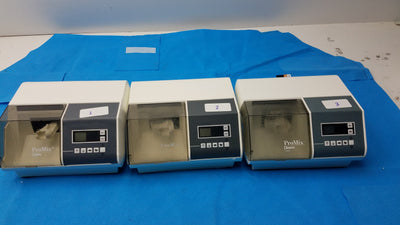 Lot of 3 Dentsply ProMix Amalgamator Capsule Mixing System