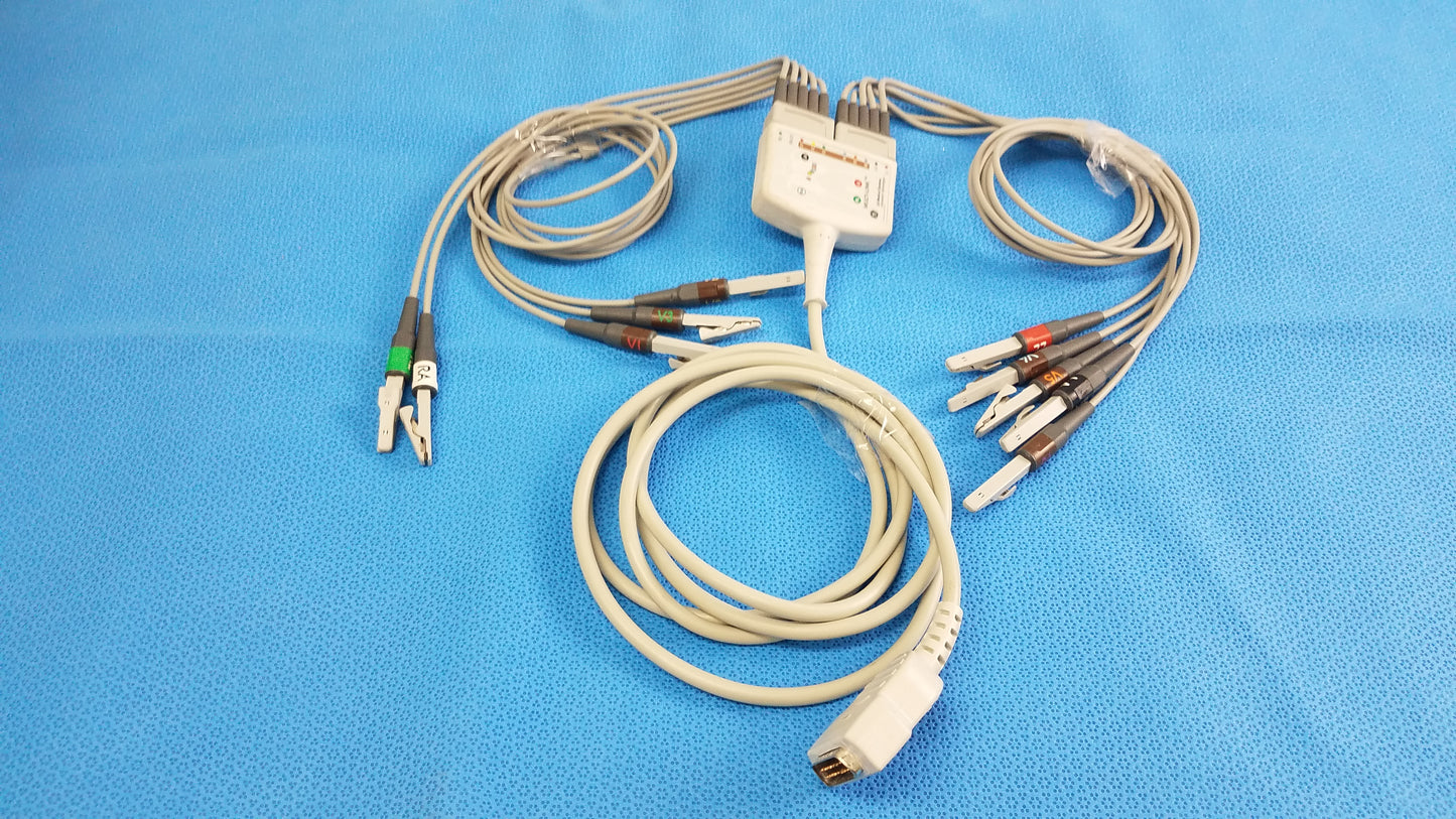 GE Medical Systems Multi-Link 10 Lead ECG Patient Cable & Leadwires