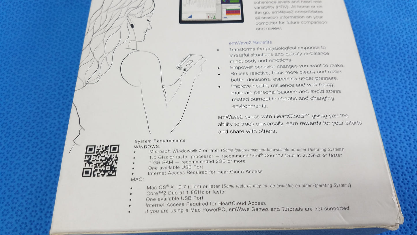 HeartMath emWave 2 Stress Anxiety Relief Device
