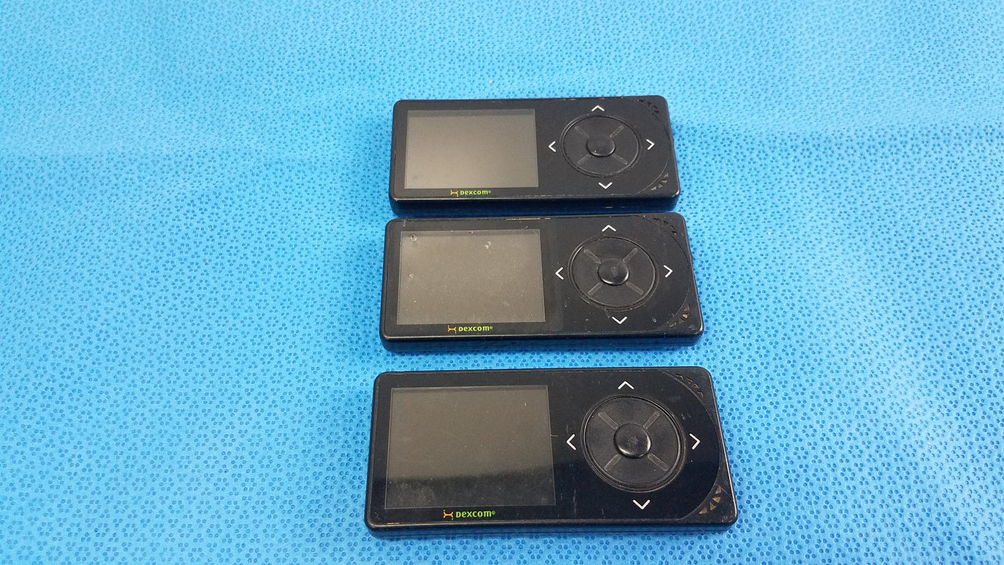 Lot of 3 Dexcom MT 20649 Platinum CGM Receivers