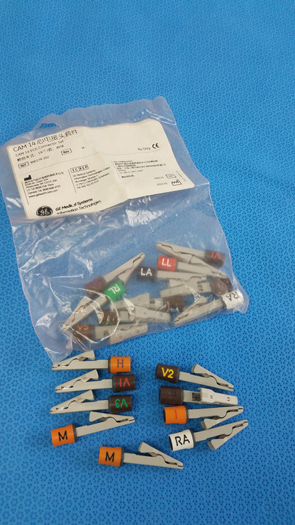 GE Medical Systems CAM 14 ECG Connector Set Ref 900179-202