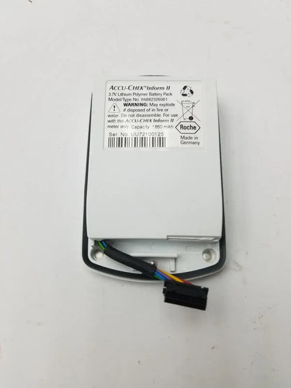 3.7V Lithium Battery Pack For Accu-Chek Inform II - 04882326001 - Medical Device