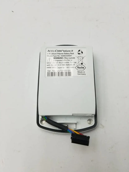 3.7V Lithium Battery Pack For Accu-Chek Inform II - 04882326001 - Medical Device