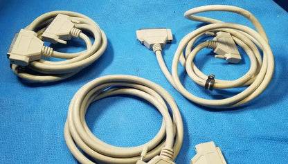 37 Pin Male to Female Connector Cable - Lot of 3