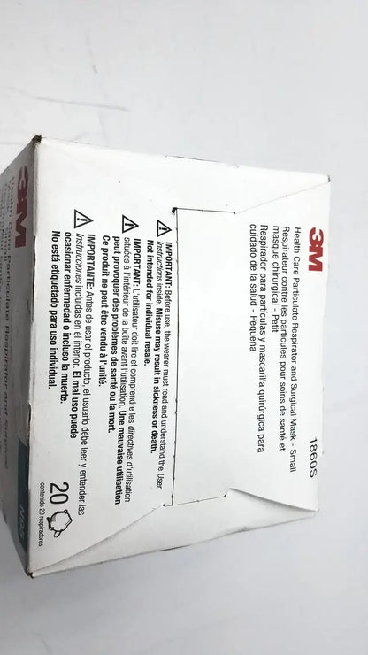 3M 1860S Small Health Care Particulate Respirator and Surgical Mask Exp 10-2026 - N95