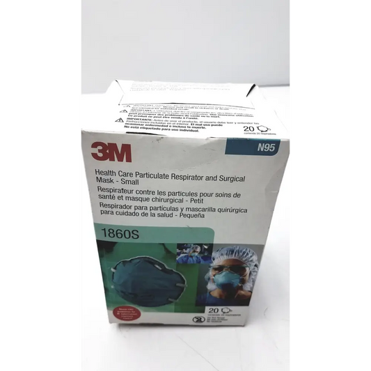 3M 1860S Small Health Care Particulate Respirator and Surgical Mask Exp 10-2026 - N95