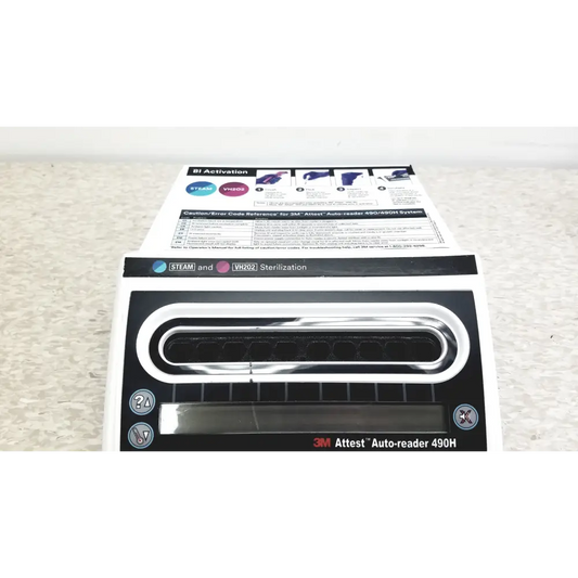 3M Attest Auto-Reader 490H VH202 Steriliization Incubator / Reader - Sterilization Incubator/Reader
