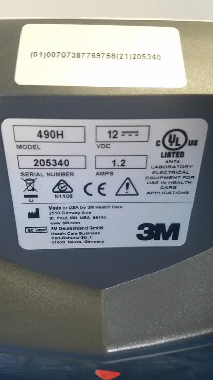 3M Attest Auto-Reader 490H VH202 Sterilization