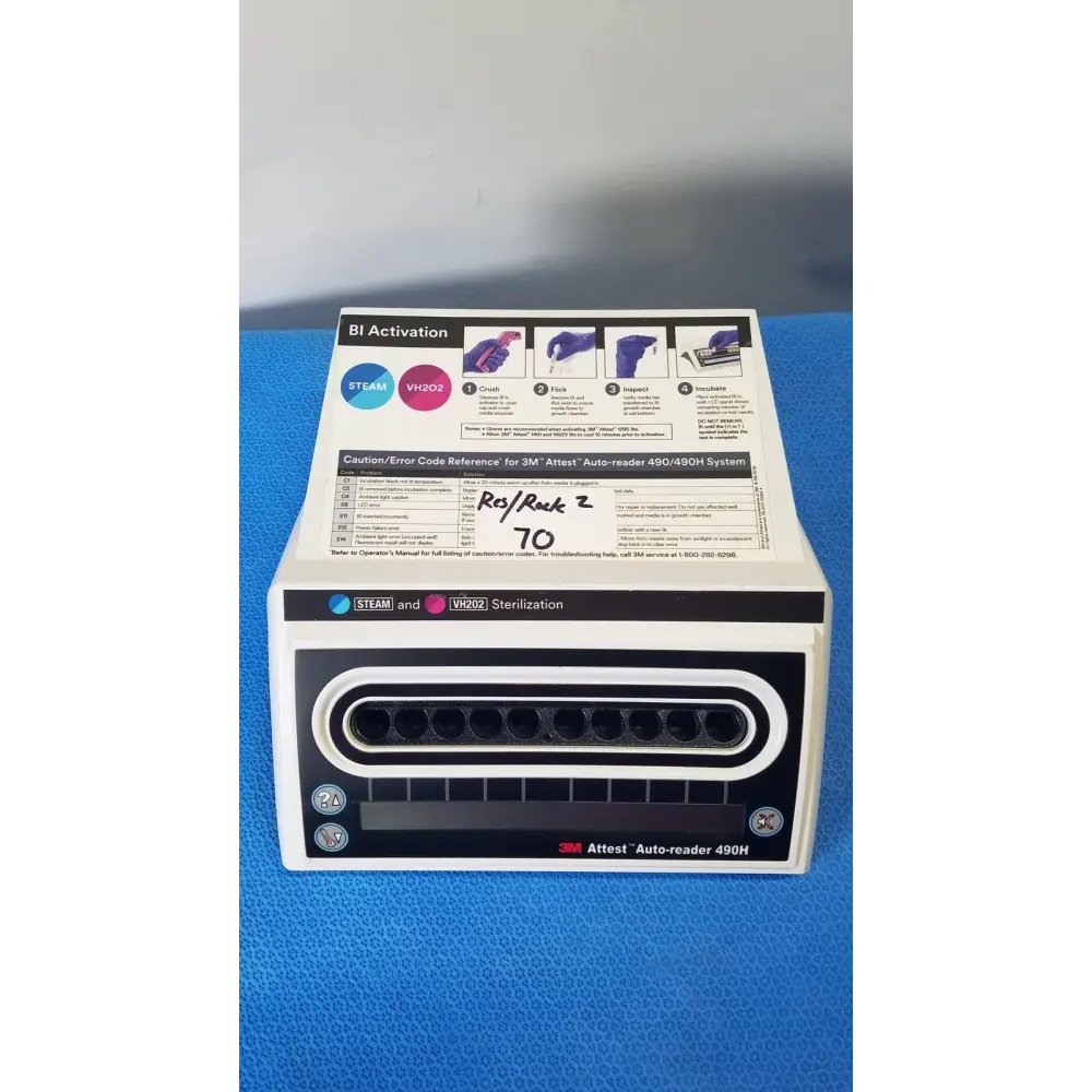 3M Attest Auto-Reader 490H VH202 Sterilization