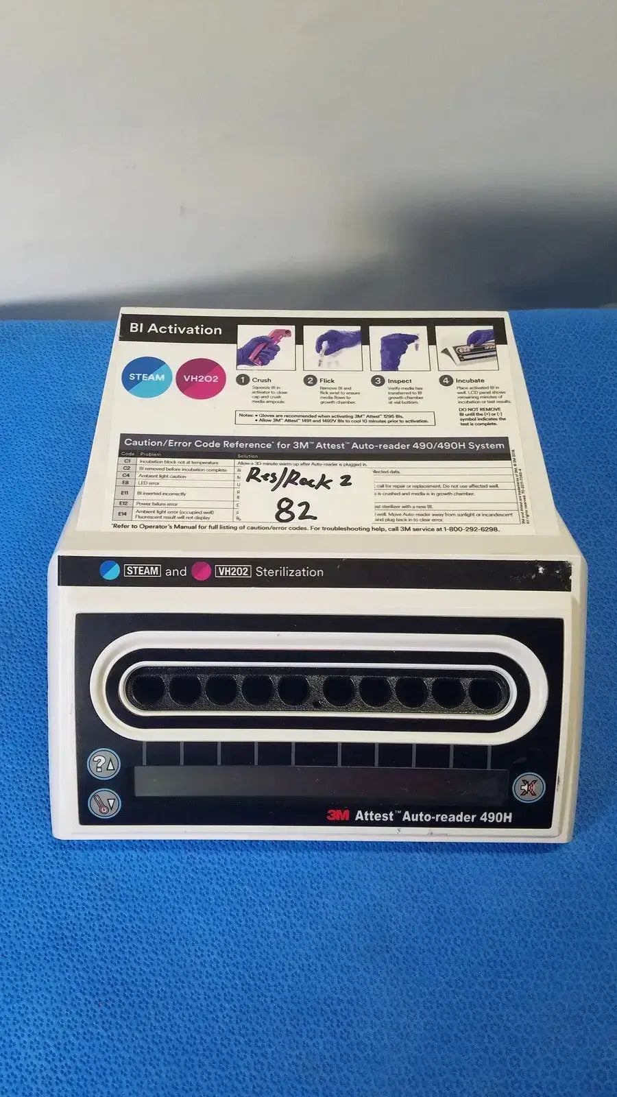3M Attest Auto-Reader 490H VH202 Sterilization