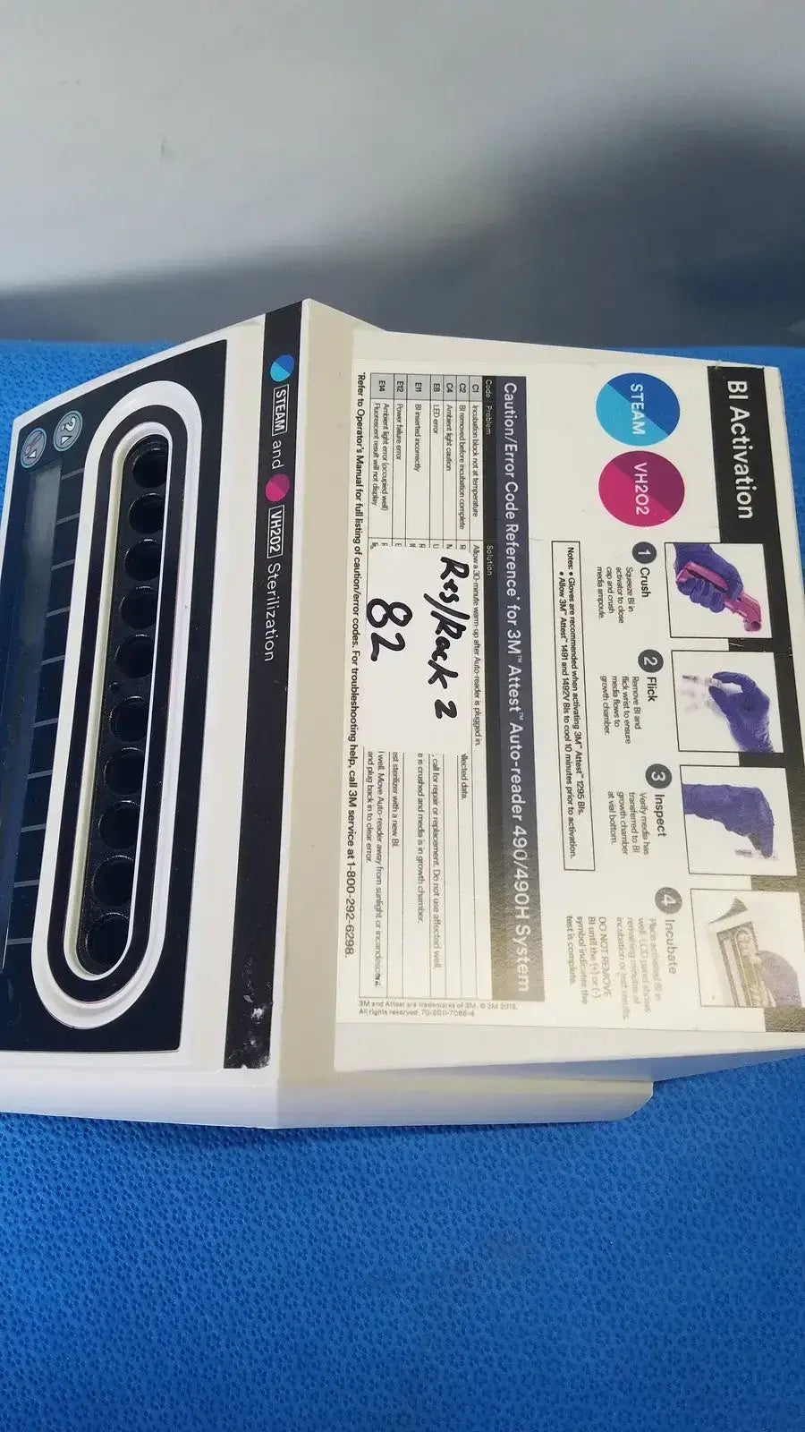 3M Attest Auto-Reader 490H VH202 Sterilization
