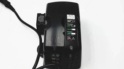 Black 3m bc-215 shoe dryer charger with indicator lights and power cord for bc-100 smart battery charger power base