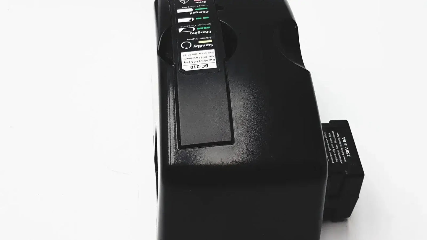 Black plastic smart battery charger bc-210 with rectangular shape for 3m bc-100 smart battery charger power base