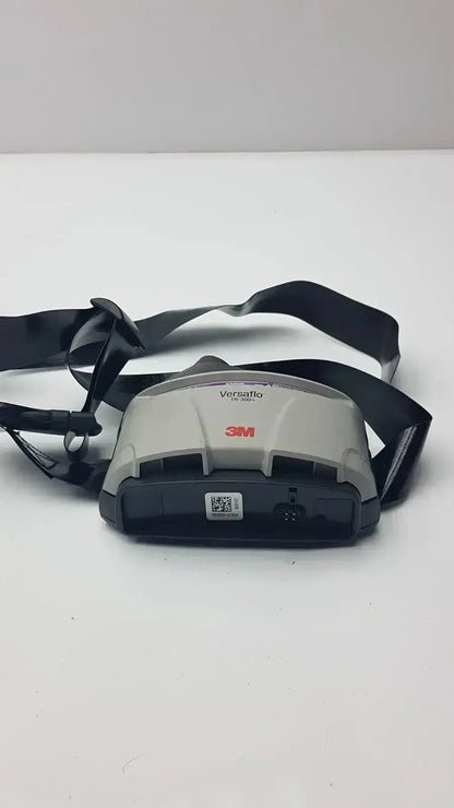 Gray and black 3m versaflo tr-301n+ air purifier with adjustable headband for tr-300n+ powered respirator use