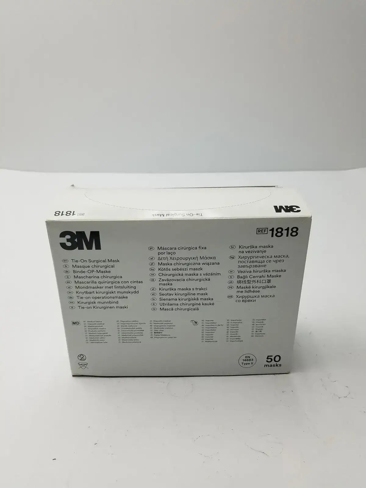 3M Tie-On Surgical Mask EN14683 Type II Blue 1818