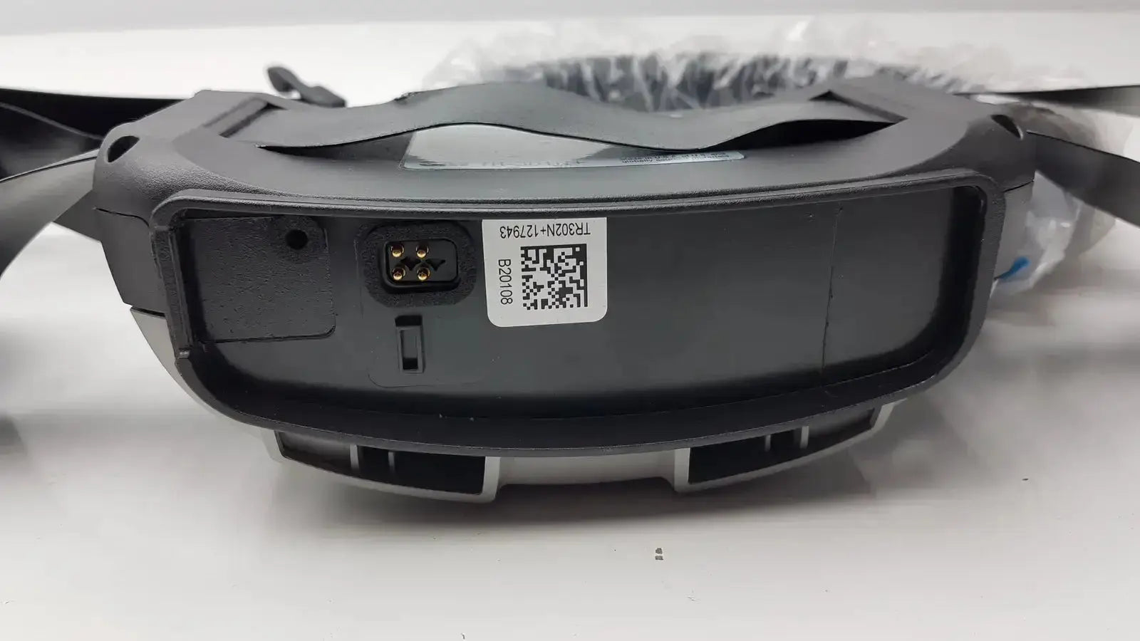 Back view of gray plastic matte finish 3m versaflo tr 300+ blower with visible ports used medical equipment for sale