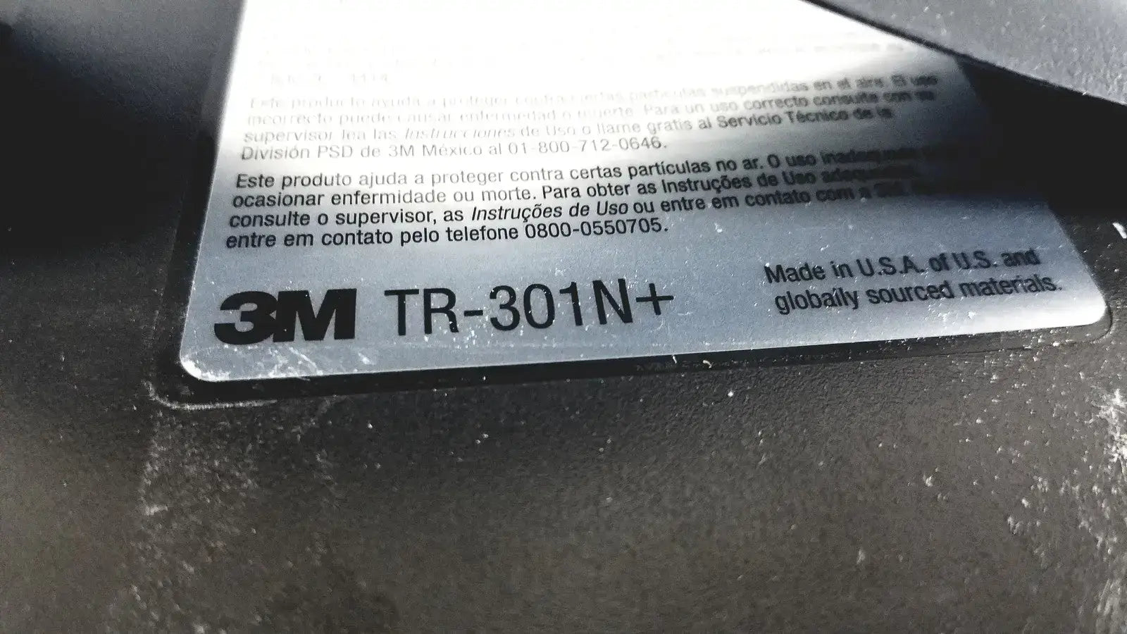 3M Versaflo TR-300+ Powered Air Purifying Blower TR-301N+ - PAPR Unit
