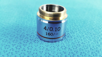 4/0.10 Microscope Objective Lens