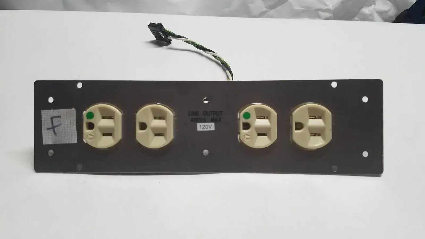 4 Female Electric Board Strip Line Output 400VA Max - Power