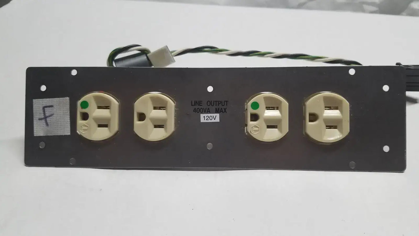 4 Female Electric Board Strip Line Output 400VA Max - Power