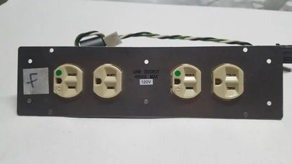4 Female Electric Board Strip Line Output 400VA Max - Power
