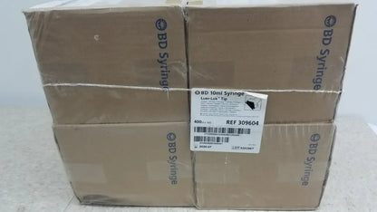 400 (4x100) Piece BD 10ml Syriinge Luer Lok Tip Ref 309604 - Syringes