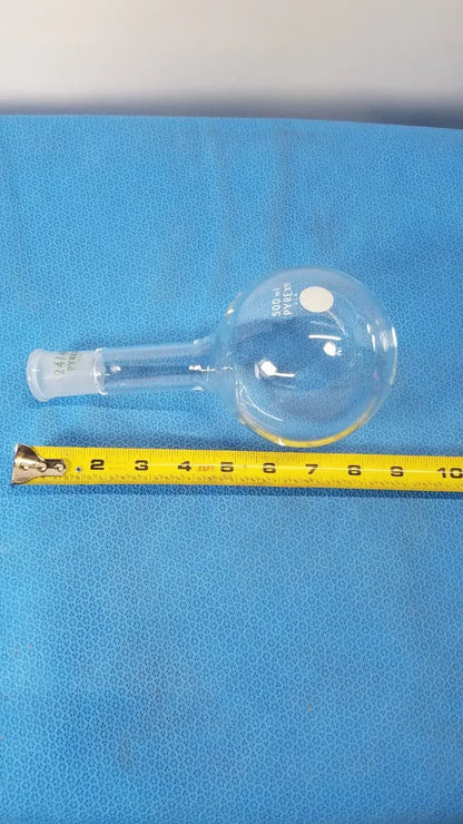 500ml Corning PYREX Flat Bottom Boiling Flask – Single Neck 24/40