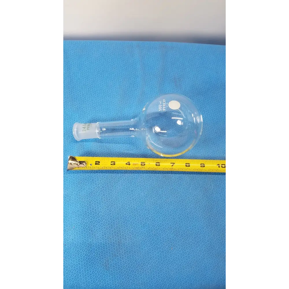 500ml Corning PYREX Flat Bottom Boiling Flask – Single Neck 24/40
