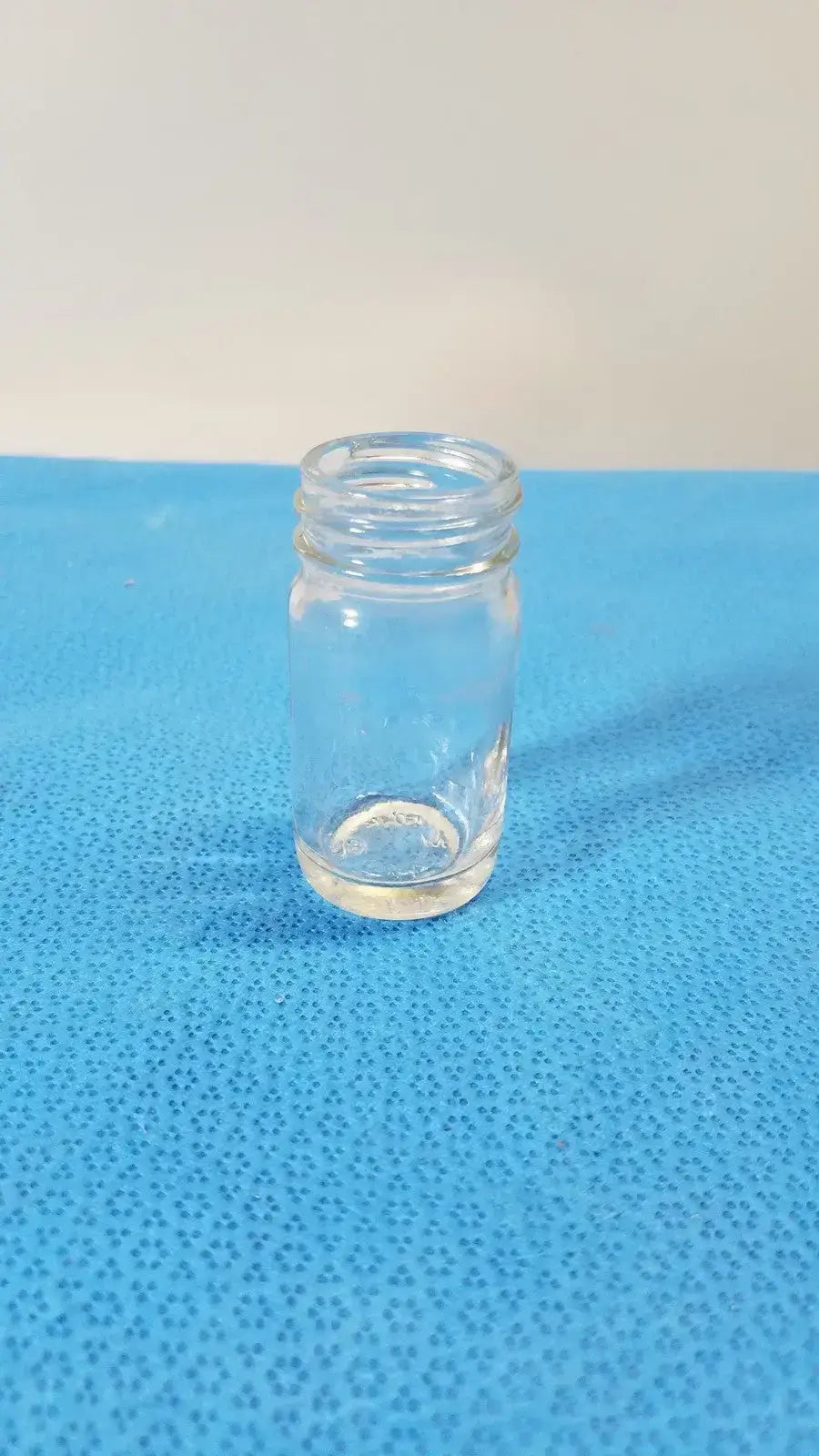 5ml Clear Glass Laboratory Jar – No Lid Straight Sided Round Bottle