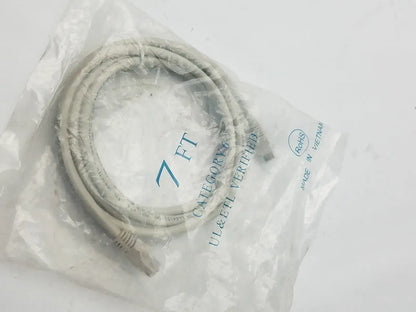 7ft Category 6 Ethernet Cable CAT UL & ETL Verified RoHS