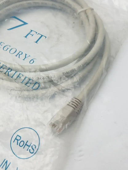 7ft Category 6 Ethernet Cable CAT UL & ETL Verified RoHS