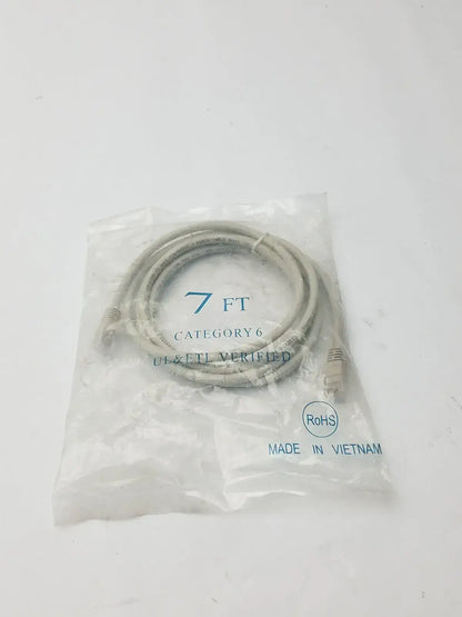 7ft Category 6 Ethernet Cable CAT UL & ETL Verified RoHS