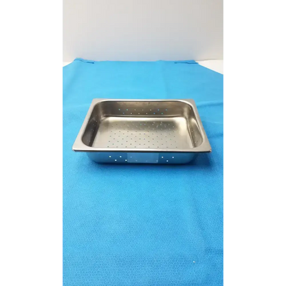 8/8 Stainless Steel Perforated Half Size Steam Table Pan