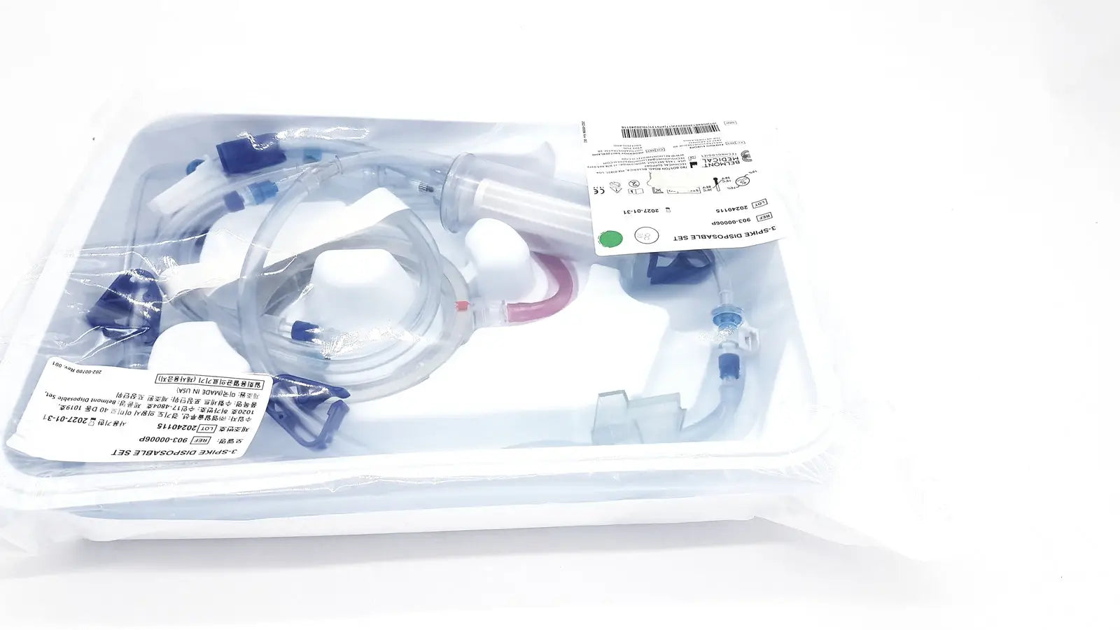 903-00006P: Belmont 3-Spike Disposable Set