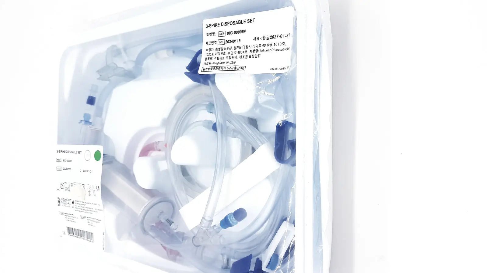 903-00006P: Belmont 3-Spike Disposable Set