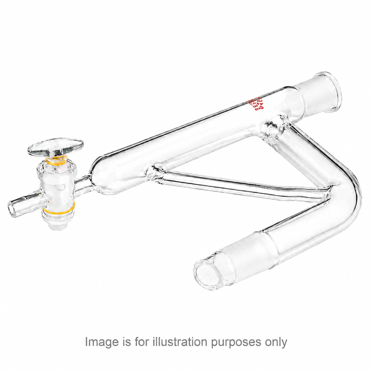 Laboratory Glass Decantor Separator – Jointed with Stopper, Borosilicate Glass