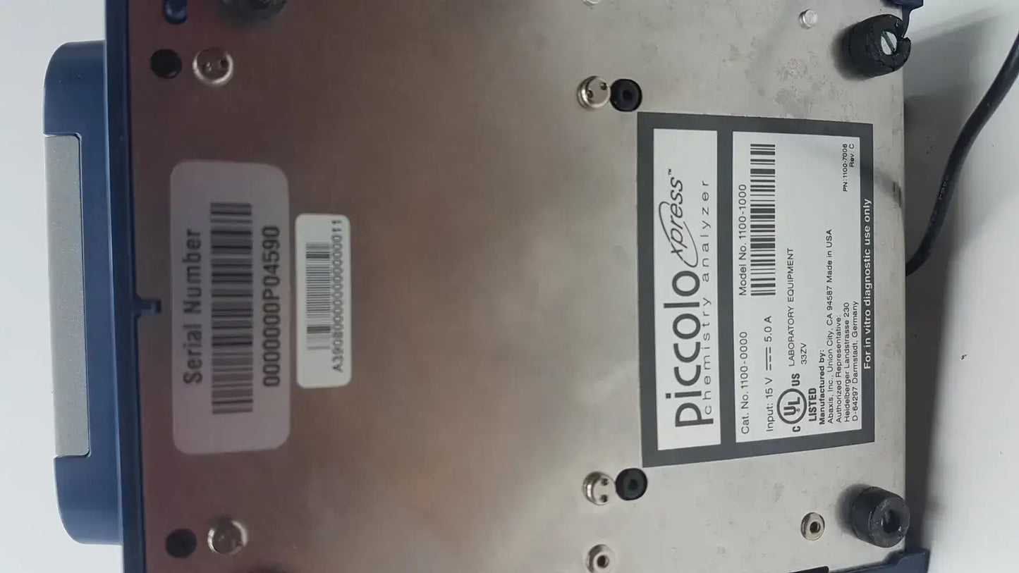 Abaxis Piccolo Xpress Chemistry Analyzer 1100-1000