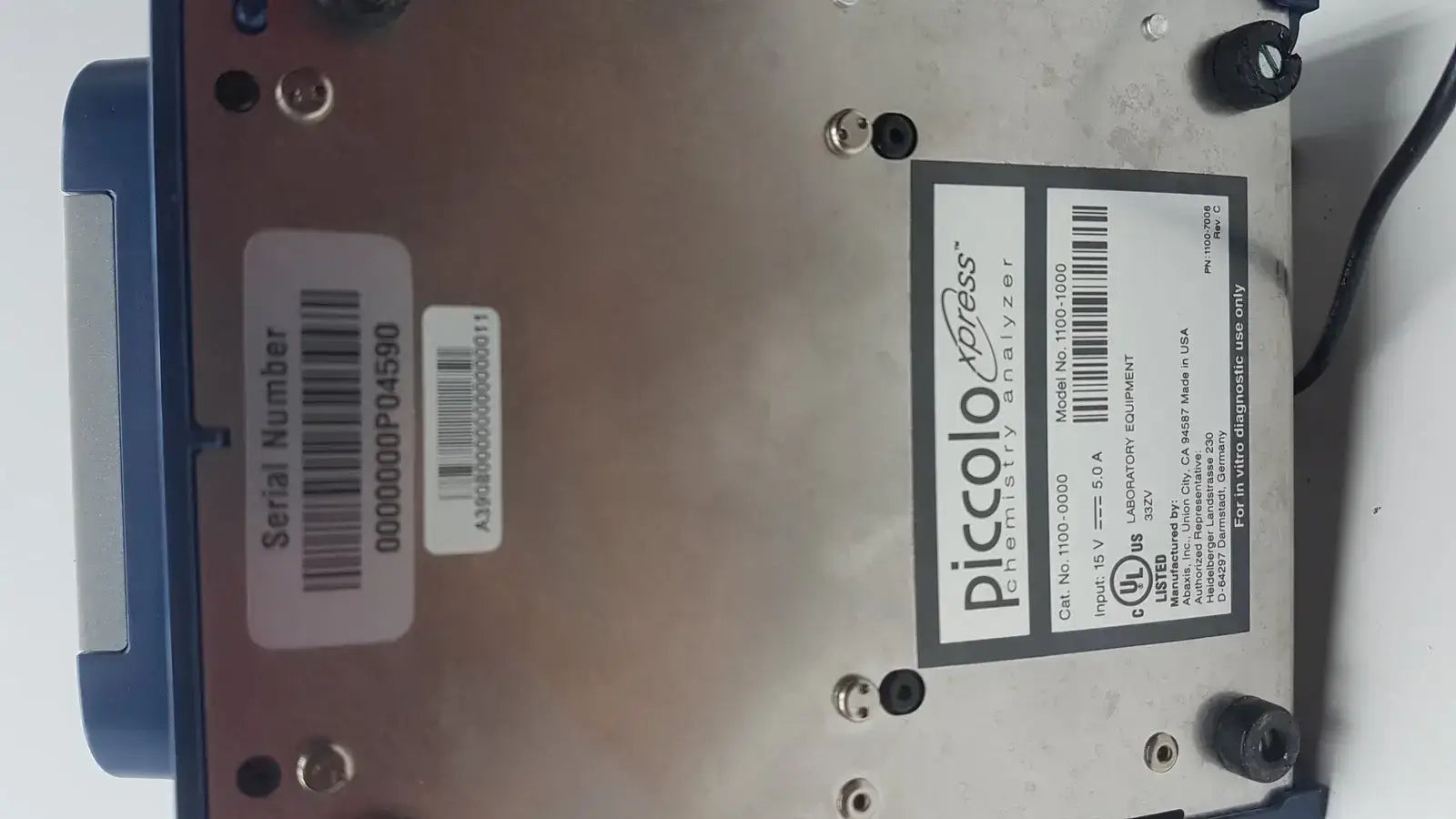 Abaxis Piccolo Xpress Chemistry Analyzer 1100-1000