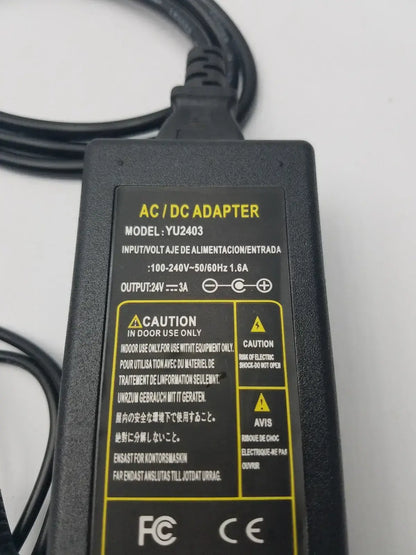 AC/DC Adapter Model:YU0510 (100-240V-50/60Hz 1.6A) - Power