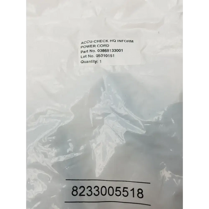 Accu Chek HQ Inform Power Cord 03868133001