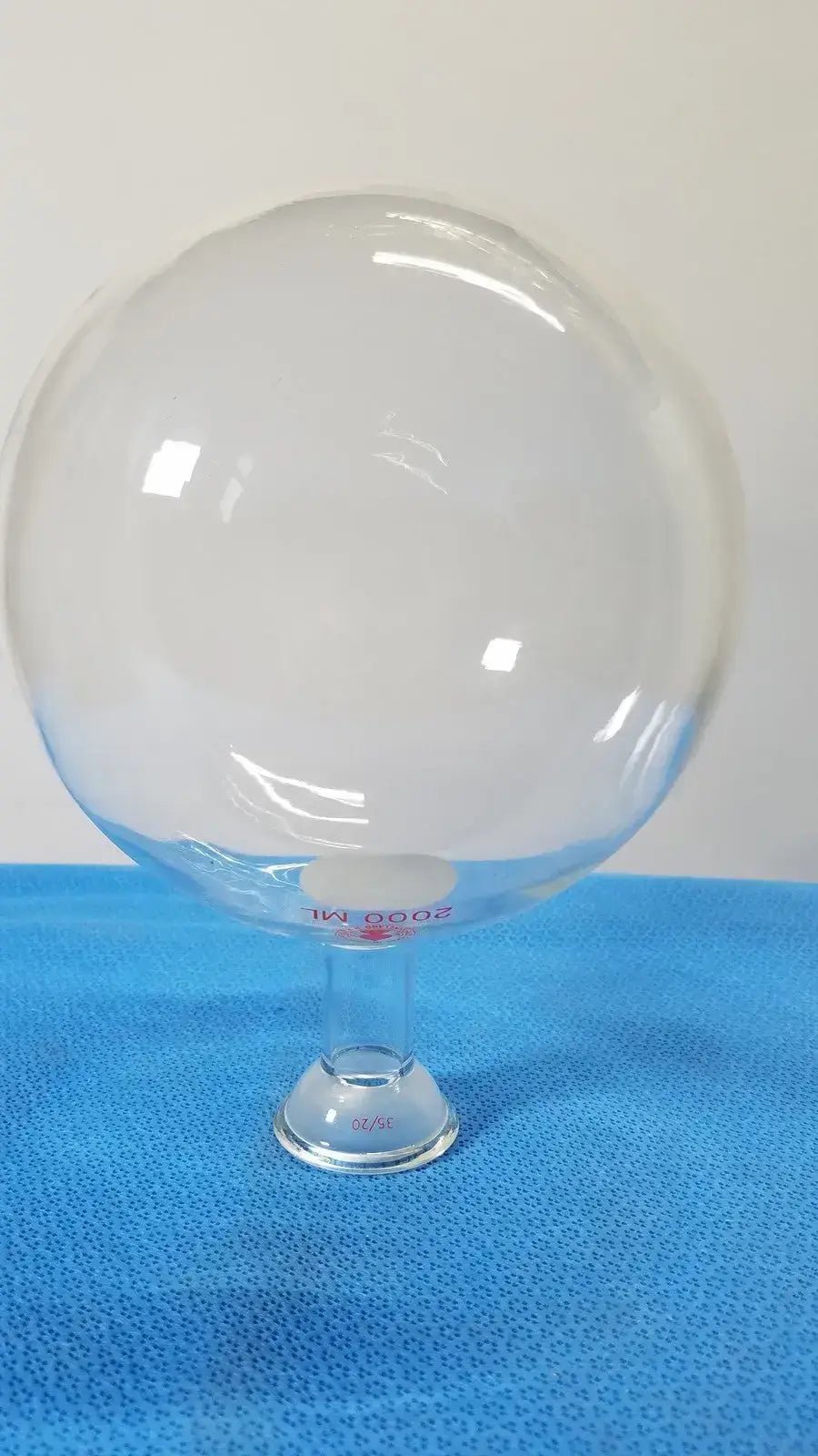 ACE GLASS 2000ML Round Bottom 20L Reaction Flask 35/20 Joint - Borosilicate - Laboratory Glassware