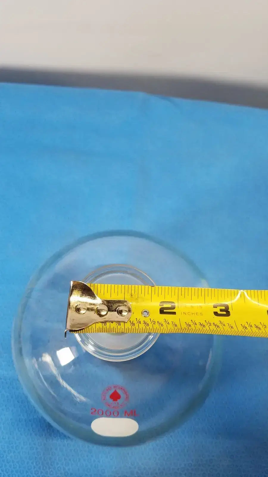 ACE GLASS 2000ML Round Bottom 20L Reaction Flask 35/20 Joint - Borosilicate - Laboratory Glassware