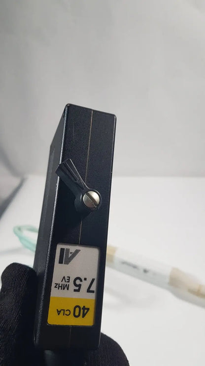 Acoustic Imaging 40CLA 7.5MHz Needle Guide Plug & Ultrasound Transducer Probe
